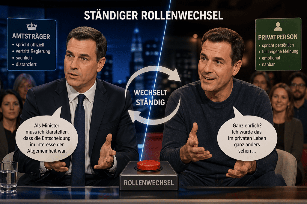 Ständiger Rollenwechsel